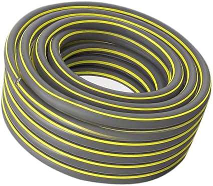 Garden Hose Heavy Duty Durable Flexible Lightweight Water Pipe Ends for Household & Commercial -Kink Free, No Leaking Gray-4-points 30m by Unknown
