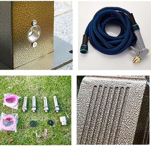 Outdoor Water Fountain Water Column with Faucet，freestanding Garden Hose Holder with Full Copper Faucet，Yard Hydrant Water Feature Fountain Water Dispenser ，for Garden Irrigation and Watering - Image 7