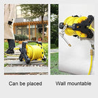 Portable Simple Garden Hose Truck, Multifunctional All-Copper Hose Spray, Explosion-Proof Retractable Hose Reel,25 Meters (82ft) - Image 4