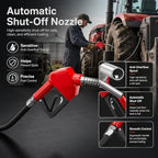 3/4" Diesel Fuel Hose Reel, Industrial 65ft 300 PSI Retractable Hose for Diesel Spring Driven, Auto Swivel Fuel Pump Transfer Hose with Nozzle, Refueling for Service Truck,Tank, Aircraft - Image 6