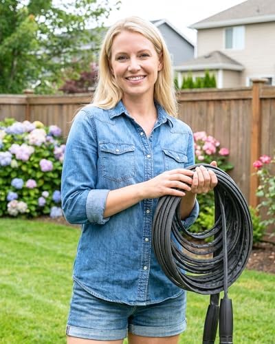 Garden Watering Hose 100 FT, Flexible & Lightweight Water Hose, 5/8 Inch - Image 4