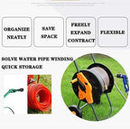 Hose Reels Garden Take-up Reel Car Wash Hose Winch Artifact Wall-Mounted Water Storage Car Outdoor Affordable Water Pipe Set (Color : Hose Reel+50M Pipe) - Image 4