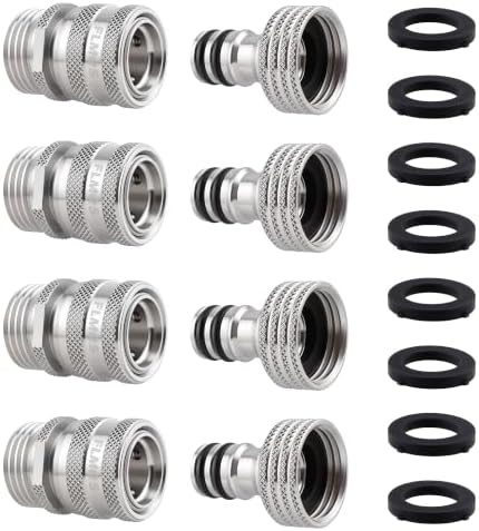 Garden Hose Quick Connectors, 3/4" GHT Garden Hose Connectors by flmqs