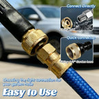 Garden Hose Nozzle High Pressure Washer with 3 High-Pressure Nozzles, High Pressure Wand for Garden Hose, Garden Hose Attachment for Patio Outdoor Cleaning (Set A-3Nozzles) - Image 3