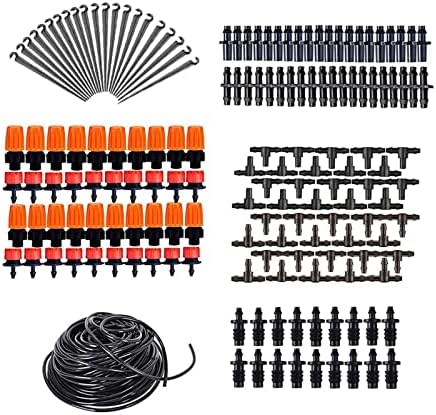 Automatic Drip Irrigation System Watering Adjustable Dripper Garden Plant Self-Watering Kits Hose Drippers Sprinkler Device by Unknown