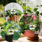VZZNN 8 Pack Rainbow Glass Plant Watering Globes - Self Watering Planter Insert, Plant Watering Devices for Water Plants While Away, Indoor Outdoor Automatic Slow-Release Watering Bulbs - Image 5