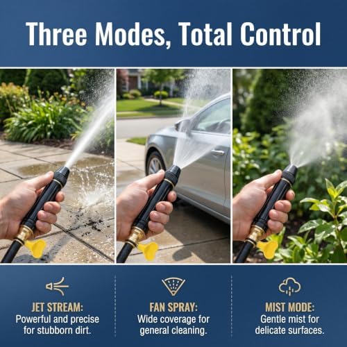 2Pcs Power Washer Nozzle, High Pressure Hose Nozzle with 6 Spray Patterns - Image 6