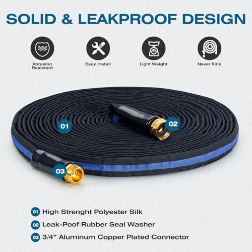 Ultra Lightweight 100FT Garden Water Hose - Image 3
