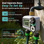 QUOBAS Brass Sprinkler Timer, Programmable Water Hose Timer for Garden Hose - Image 2