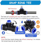 Adjustable Drip Irrigation Kit with Brass Nozzle - Efficient Watering System for Garden, Plants, and Lawn Care - Easy Setup & Customizable Water Output - Image 5