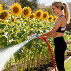 Large Area Farm Irrigation Sprinkler 114-131ft Spray Diameter, 360° Rotating Irrigation Spray Gun 1.2Inch Aluminum Alloy Impact Sprinkler for Lawn Garden Orchard Agriculture Yard Watering - Image 2