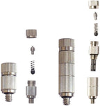 50Pcs High Pressure Misting Nozzles 10/24 UNC - Brass/Stainless Steel (2/3 Sections, 0.1-0.8mm Hole) for Cooling/Greenhouse Stainless Steel-2 Sections 0.6mm hole diameter - Image 4