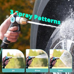 QUOBAS Garden Hose Nozzle Sprayer, Heavy Duty Metal Water Garden Nozzle - Image 4