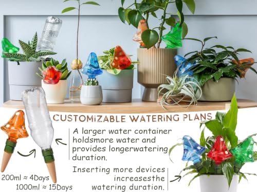 Plant Self Watering Stakes Automatic Terracotta Watering Bulbs Globes - Image 5
