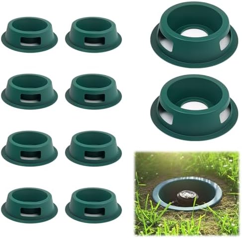 10 Pack Lawn Sprinkler Head Protector, Guards Against Mowers & Cars by Unknown