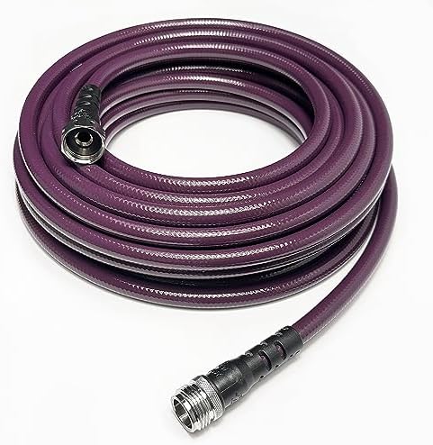 Water Right Polyurethane Garden Hose, 50 Ft, Non-toxic, 7/16” ID, Eggplant - Image 2