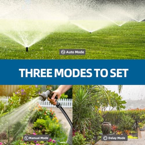 Digital Programmable Water Timer, Garden Hose Sprinkler Timer for Irrigation and Watering Systems, 1 Outlet - Image 7