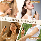 24 Pack Glass Spray Bottles, 2oz Empty Glass Spray Bottles with Fine Mist, Small Leak Proof Travel Dispenser Bottles for Essential Oils, Bath, Beauty, Hair & Cleaning (Amber Frosted) - Image 4
