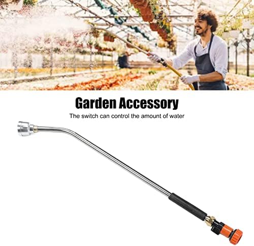 Watering Wand, Heavy Duty High Pressure Ergonomical Sprayer Wand Long Hose Nozzle Sprayer with Thumb Control Shut Off Valve, Garden Watering Wand for Hard to Reach Watering (90CM) - Image 2