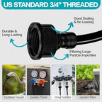 OnBrand 150FT Mister for Outside Patio with 55 Brass Nozzles and 5 T-Joints - Image 2
