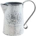 Vintage Garden Home Iron Sheet Craft Holder Vases Decoration Barrel Watering Can Flower Bucket Pastoral(E) by Unknown