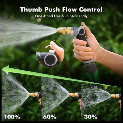RESTMO Garden Hose Nozzle, Heavy Duty Water Hose Sprayer for Outdoor - Image 3