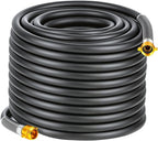 Garden Hose 5/8"x 100ft 4-Layer Heavy Duty Water Hose 800 Burst PSI Black by Unknown