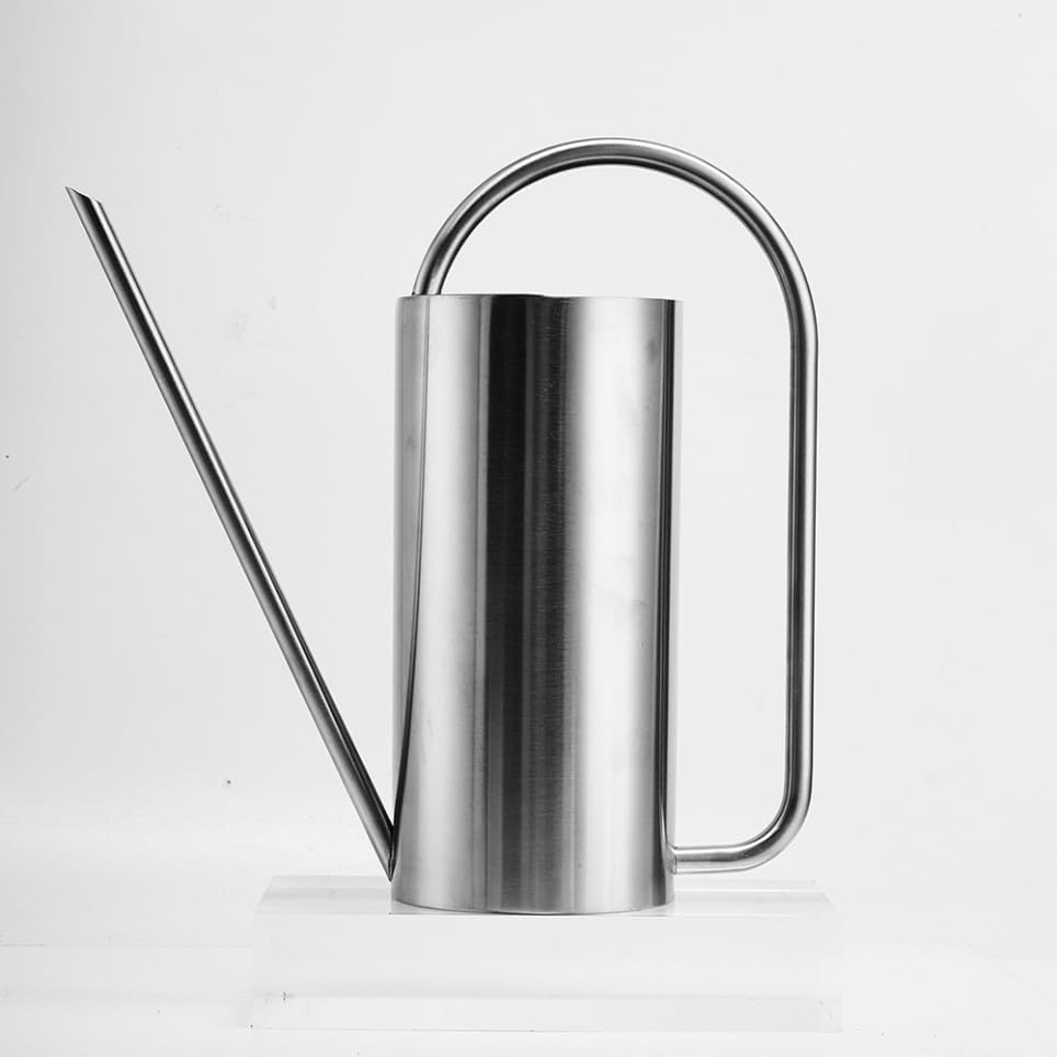 Generic Stainless Steel Indoor Watering Can with Long Spout for Precise Plant Care Ergonomic Handle Capacity Indoor and Outdoor Gardening Jug - Image 4
