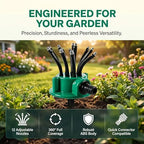 360° Coverage Precision Garden Irrigation Sprinkler, Multiple Sprinklers on One Hose, Multi Directional Lawn Sprinkler for Yard & Roof Cooling Wateringgarden Sprinkler (10) - Image 6