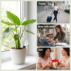 25 oz EX-Large Plant Watering Globes Slow Release Terracotta Automatic Plastic Watering Globes Top Fill Control Plants Watering Devices System Watering Planter Insert Spikes Stakes - Image 5