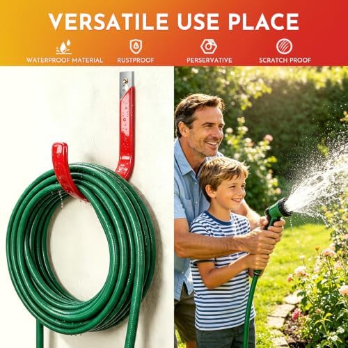 Hose Hanger Wall Mount 3 Pack With Storage Strap and Expansion Screws - Image 5