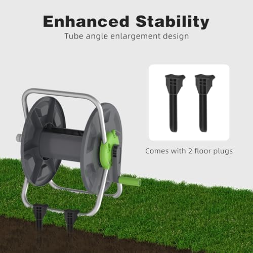 Garden Water Hose Reel,Holds 65-100 Ft of 5/8 Inch - Image 5