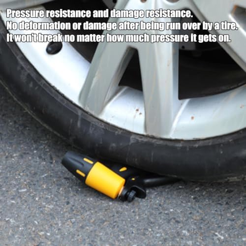 Retractable Spring Garden Hose With Multi Spray Nozzle, Portable ABS Water - Image 4
