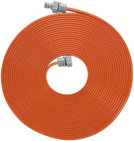 Gardena Hose Sprinkler: Sprayer for Narrow beds and Zones, Plant-Friendly fine Spray Mist, Suitable for Many Connections, Length Adjustment Possible, 15m, Orange (996-20) by Unknown