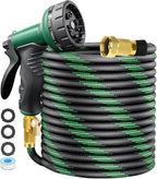Garden Hose 50 ft, Non-Expandable Kink-Free, Heavy Duty Water Hose by TATAANTY