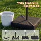 ECACAD 15 ft Extra Large Outdoor Patio Umbrella with Crank & Water Misting Cooling System, Base Included, Rectangular Double-sided Umbrella for Pool Market Garden Backyard - Image 4