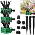 360° Coverage Precision Garden Irrigation Sprinkler, Multi-Directional Rotating Lawn Sprinkler with Flexible Spray Nozzles, Large Area Above Ground Watering System for Yard, Roof Cooling (3pcs) by Unknown