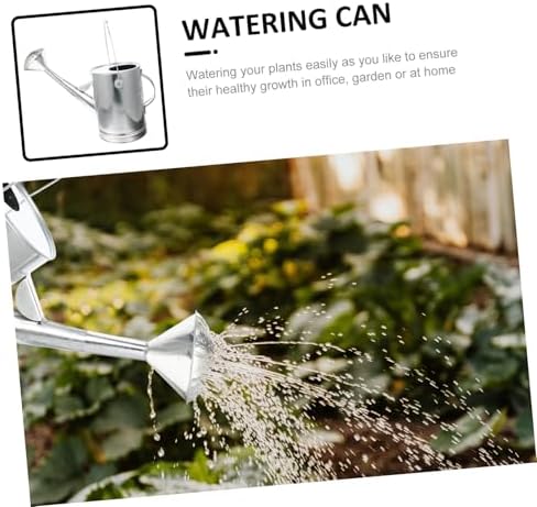 ORFOFE Galvanized Iron Watering Can Vintage Style Household Pot for Indoor Outdoor Plants Precise Pour No Spill Garden Tool for Flowers and Succulents - Image 7