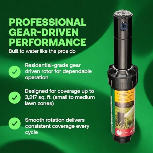 Rain Bird 42SA+ Simple Adjust Gear Driven Rotor Sprinkler Head, 2 Pack - Image 2