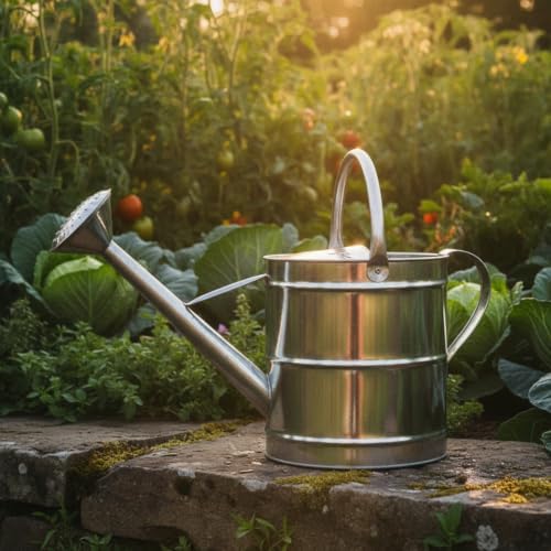 Stainless Steel Watering Can, 12 Liters - Image 3