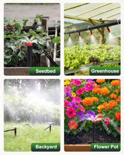 230FT Drip Irrigation System with 5/16" & 1/4" Distribution Tubing - Image 6