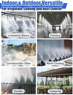Outdoor Mist Cooling System for Dust Reduction, Fast-Lock Irrigation Kit - Image 4