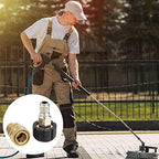 16 Packs Pressure Washer Adapter Set Connect Disconnect Kit Includes M22 Swivel to 1/2 Inch Connect 3/8 Inch to Quick Release 3/8 Inch Plug 1/2 Inch Plug 3/4 Inch Swivel Female Male for Garden Hoses - Image 6