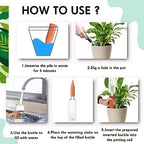 Dandat 8 Pcs 34oz Plant Watering Devices Self Watering Spikes and Bottles - Image 4