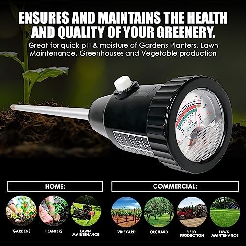 2-in-1 Soil PH Meter Digital Soil pH Moisture Sensor Meter - Image 3