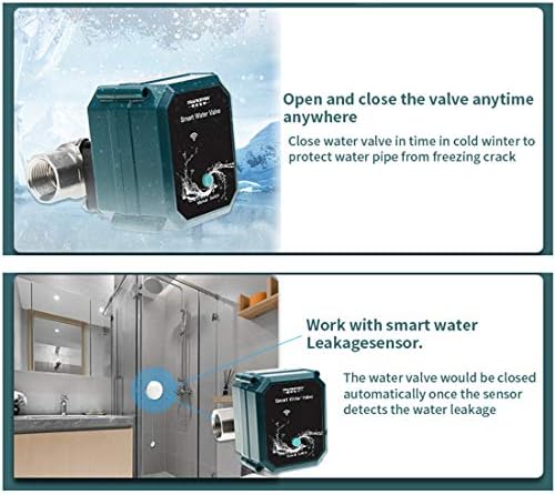 FRANKEVER DN15 Smart Water Valve WiFi Remote Control Faucet Timer 1/2" Hose - Image 6