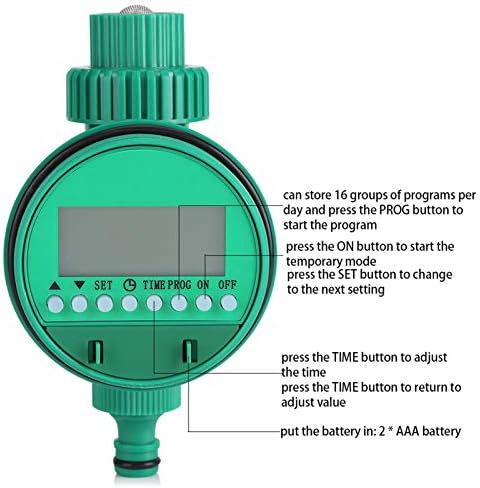 Water Fluxion Meter, Automatic Intelligent Versatile Use Water Pressure Gauge, Multi Functional LCD Screen Water Meter, for Garden Hose, Rvs, Lawn, Nozzle Sprayer - Image 5