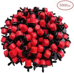 Garden supplies 50-800pcs Adjustable Irrigation Drippers Sprinklers 1/4'' Emitter Dripper Micro Drip Irrigation Sprinklers Nozzle(500 PCS) - Image 2