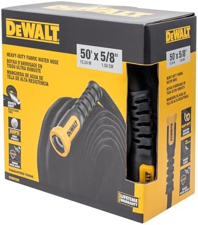 DEWALT 50 ft x 5/8 in Heavy-Duty Professional Grade Fabric Garden Hose - DXMH3302 - Image 2