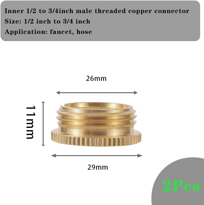 2pc Drip irrigation sprinkler fittings 1/4 inch barb tee single and double pipe diverter 4/7 mm hose connector(Type-J) - Image 2